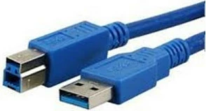 Kabllo USB MediaRange MRCS149, USB-A në USB-B, 3m, USB 3.2 Gen 1, blu
