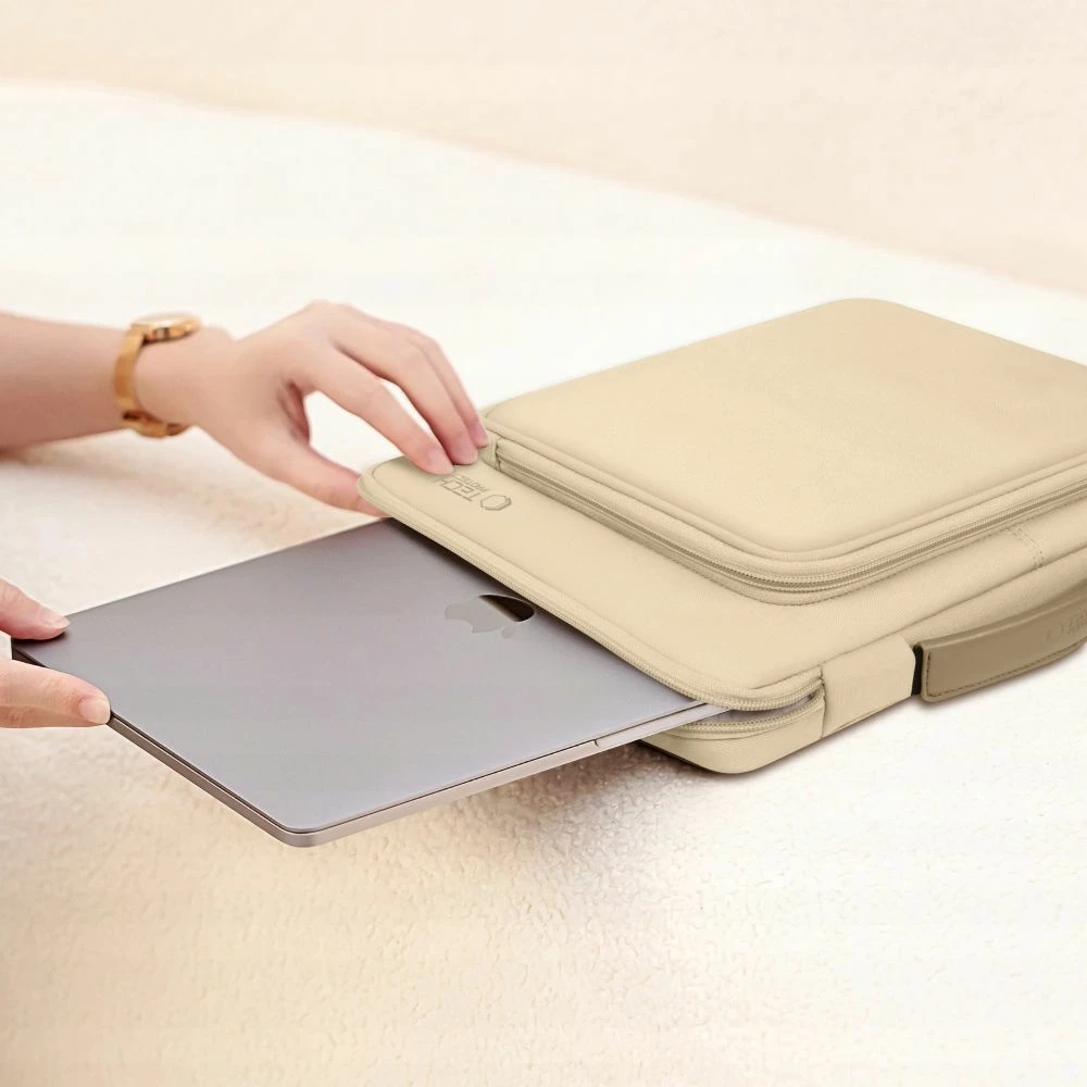 Çantë laptopi Tech-Protect Basic Bag, 13-14 inç, bezhë