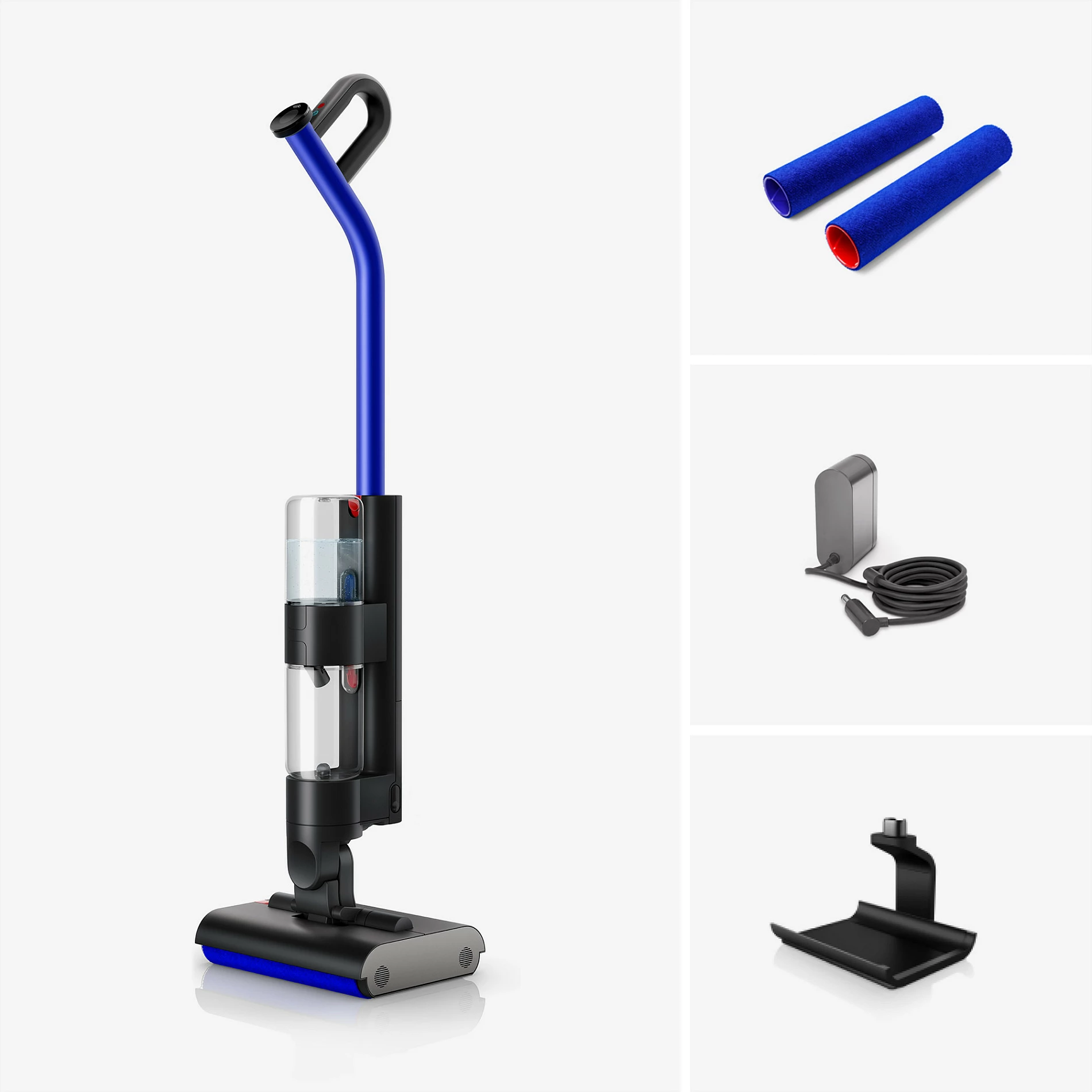 Fshesë me korrent Dyson Wash G1, Stick, Pa qese, 1 L, 0.8 L, E zezë, Blu