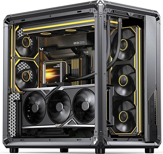 Kasë Jonsbo X400, Midi-Tower ATX, xham i temperuar, gri