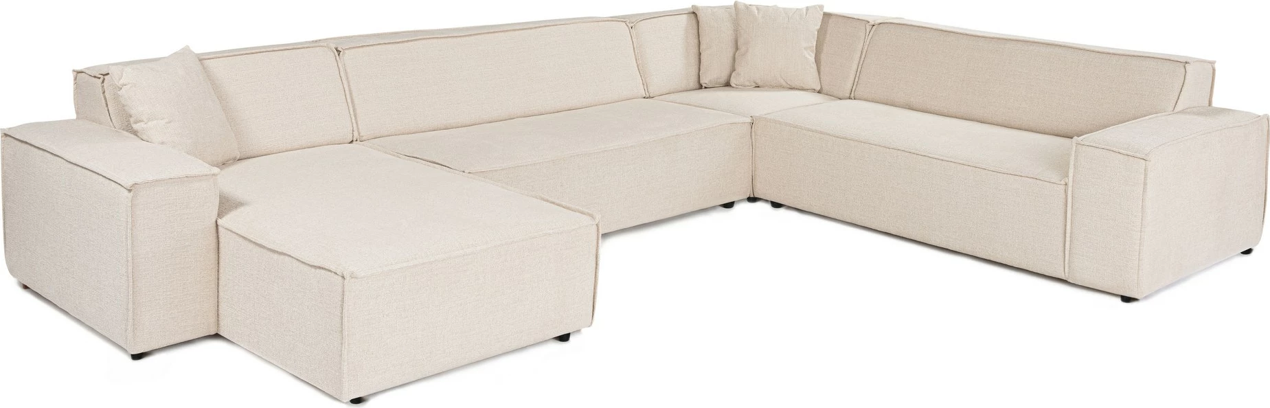 Kënd-sofë Atelier del Sofa, Puzzle Corner (Chl-02-C-2R), bezhë