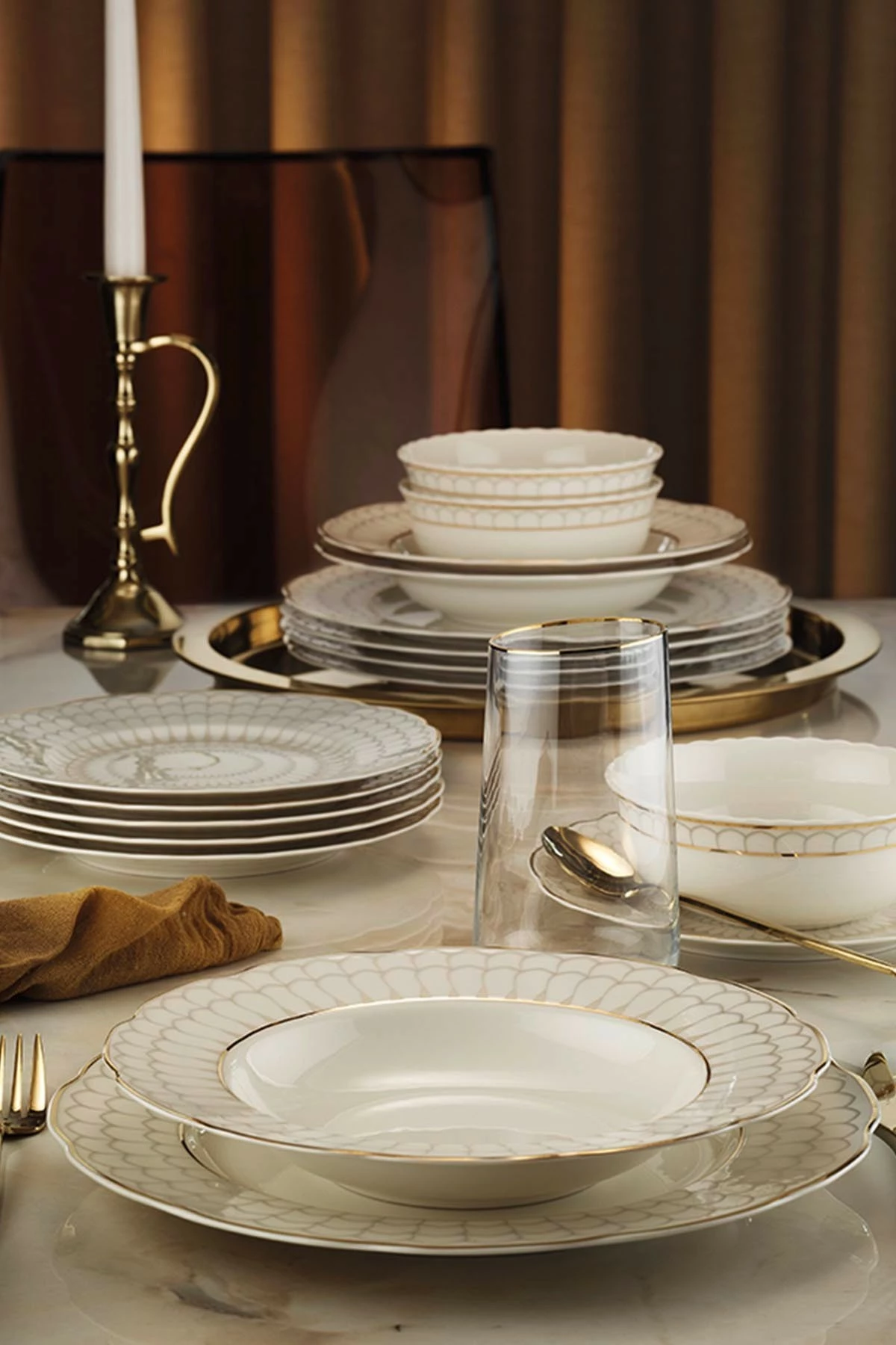 Set enësh për drekë (24 copë), Hermia Concept, BNOLY24Y2A43012390