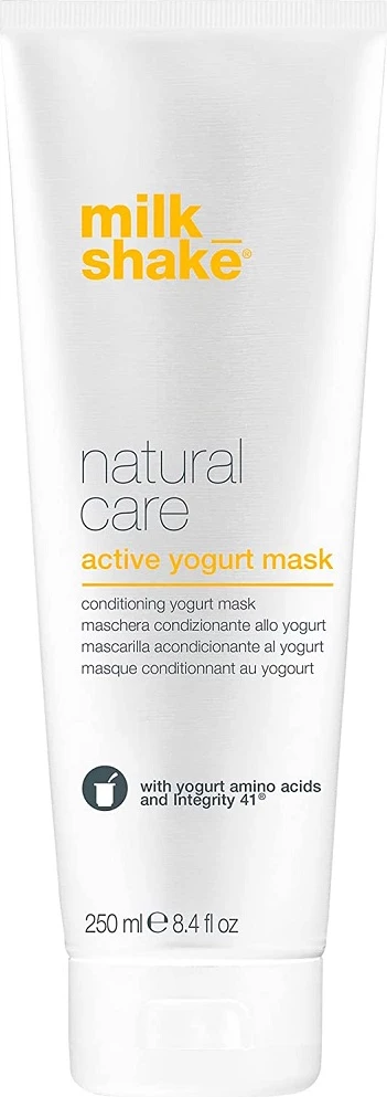 Maskë për flokë për femra Milk Shake Natural Care Active Yogurt Mask Yogurt Regenerating Hair Mask, 250ml