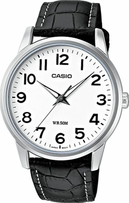 Orë dore për meshkuj Casio, e zezë