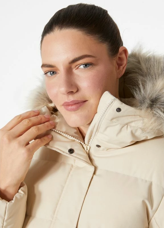Pallto Helly Hansen për femra, ngjyrë krem