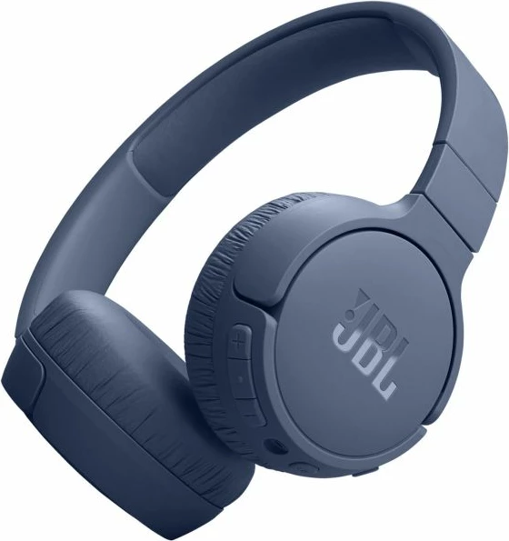 Kufje Bluetooth over-ear pa tela JBL Tune 670NC, ANC, 70 orë bateri, Blu