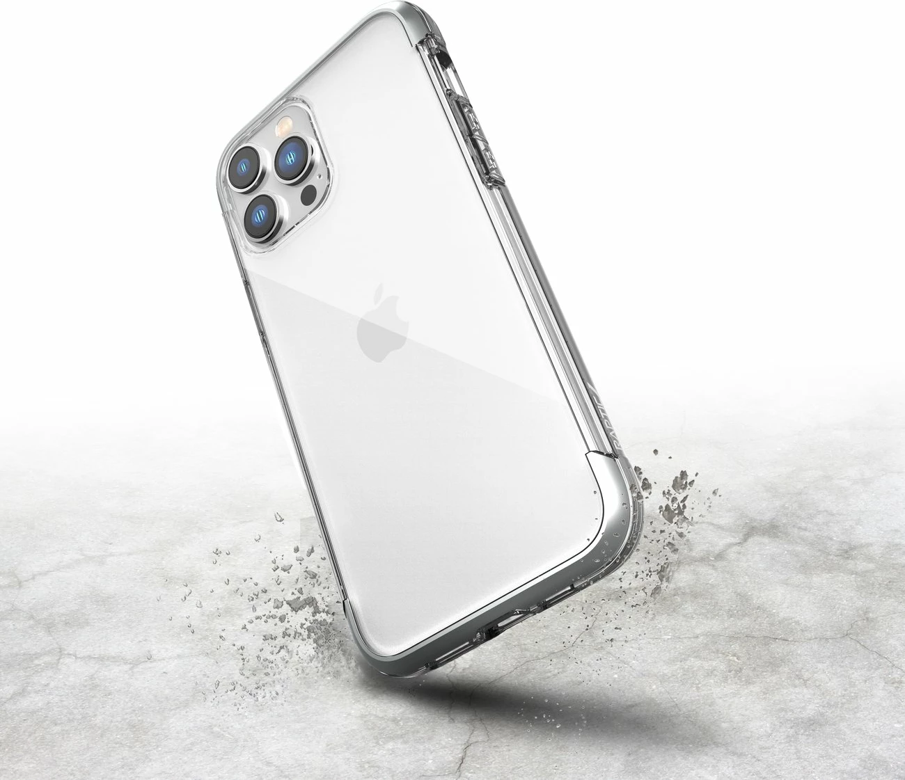 Mbështjellës Raptic X-Doria Air për iPhone 14 Pro, i blinduar, argjendtë