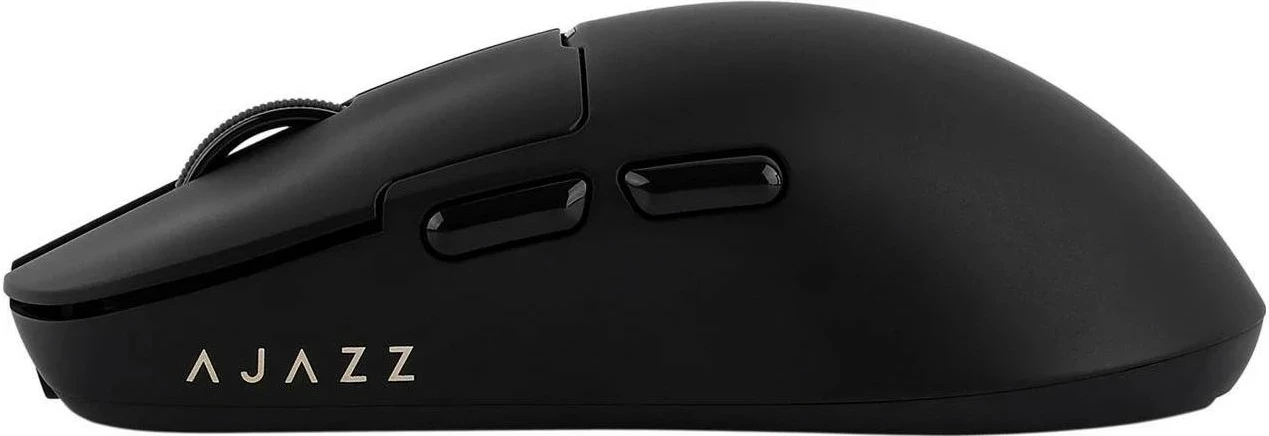 Maus pa kabllo Ajazz AJ159 APEX, PAW3950, 42000 DPI, 8000Hz, me Dock karikimi, i zi