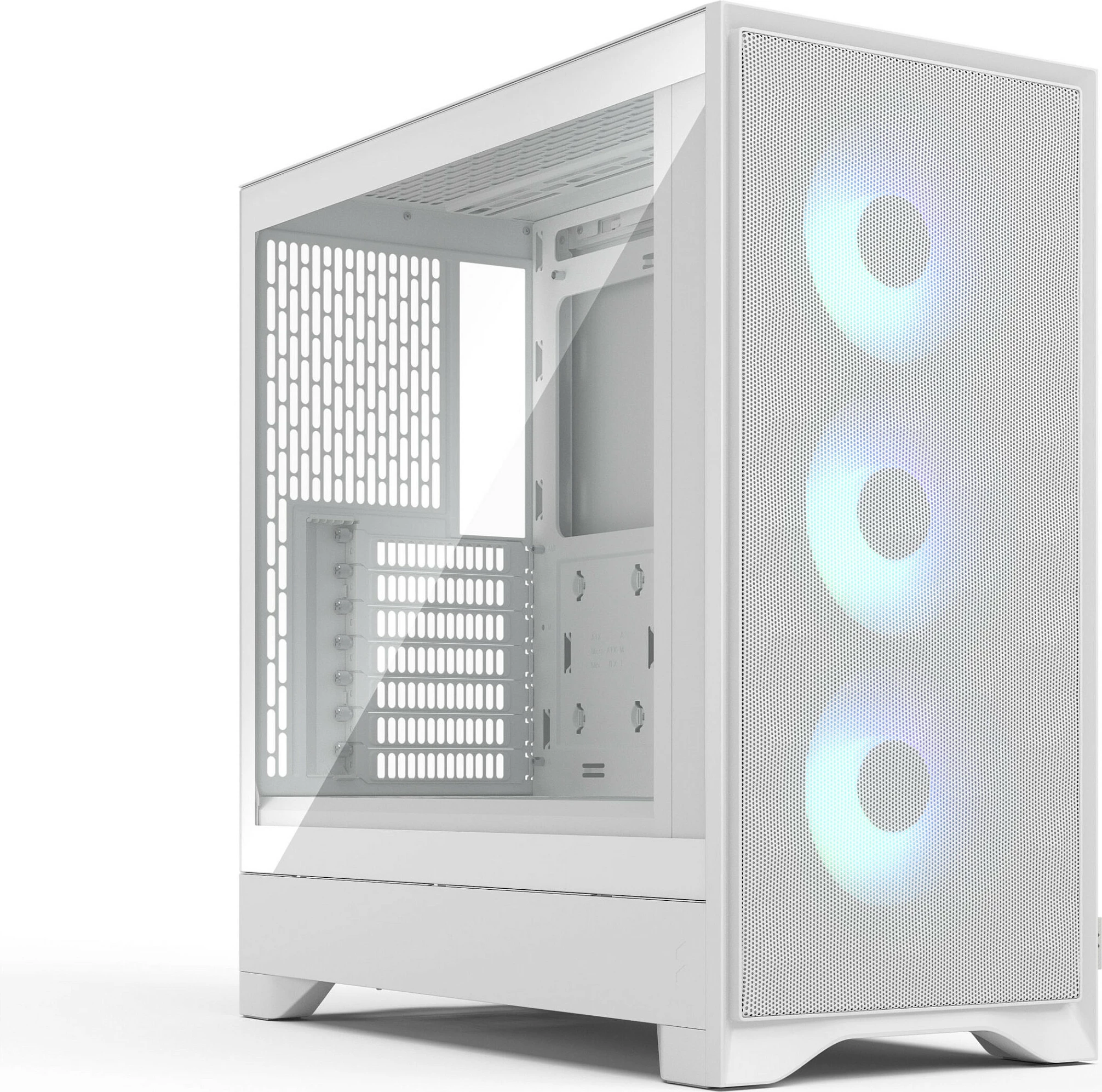 Kasë Fractal Design Pop 2 Air, Midi Tower, ATX/micro ATX/Mini-ITX, TG RGB, e bardhë