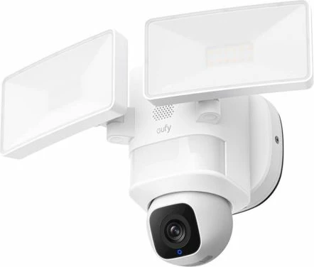 Kamerë sigurie me reflektor Anker eufy Floodlight Cam E30 2K 360° Wi‑Fi IP65 2000 lm, e bardhë
