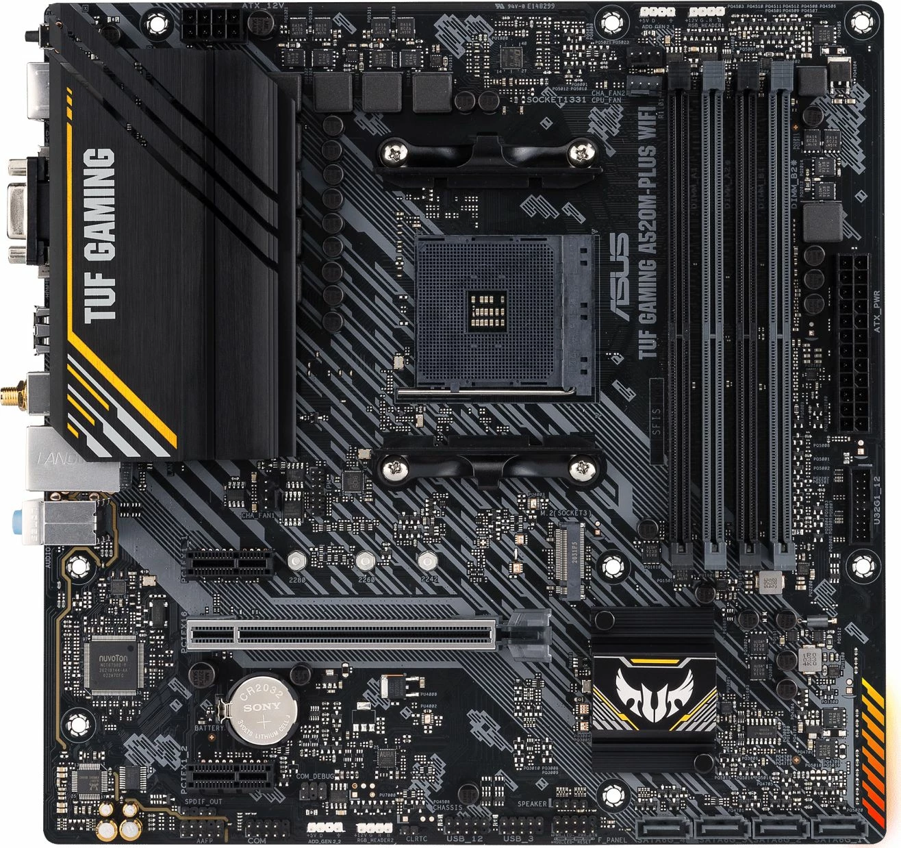 Pllakë amë Asus TUF Gaming A520M-Plus WiFi, mATX