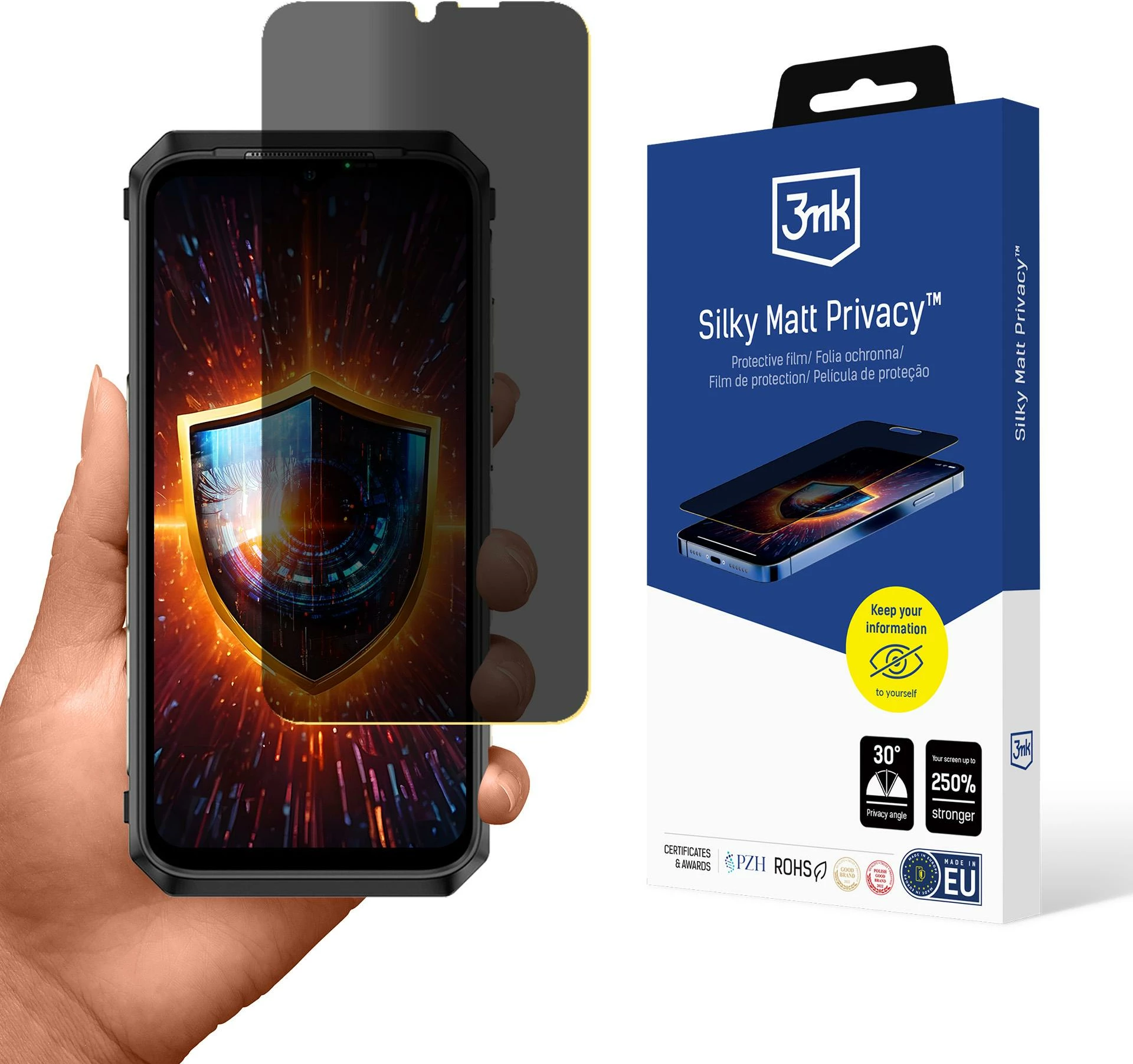 Mbështjellës privatësie 3mk Silky Matt Privacy për Ulefone Power Armor 18, Mat