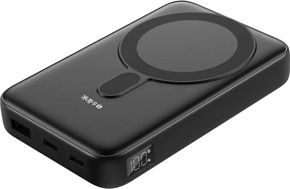 Powerbank Lumpy Publishing M1051 10000mAh 22.5W me karikim pa kabllo, LCD, PD/QC 3.0, i zi