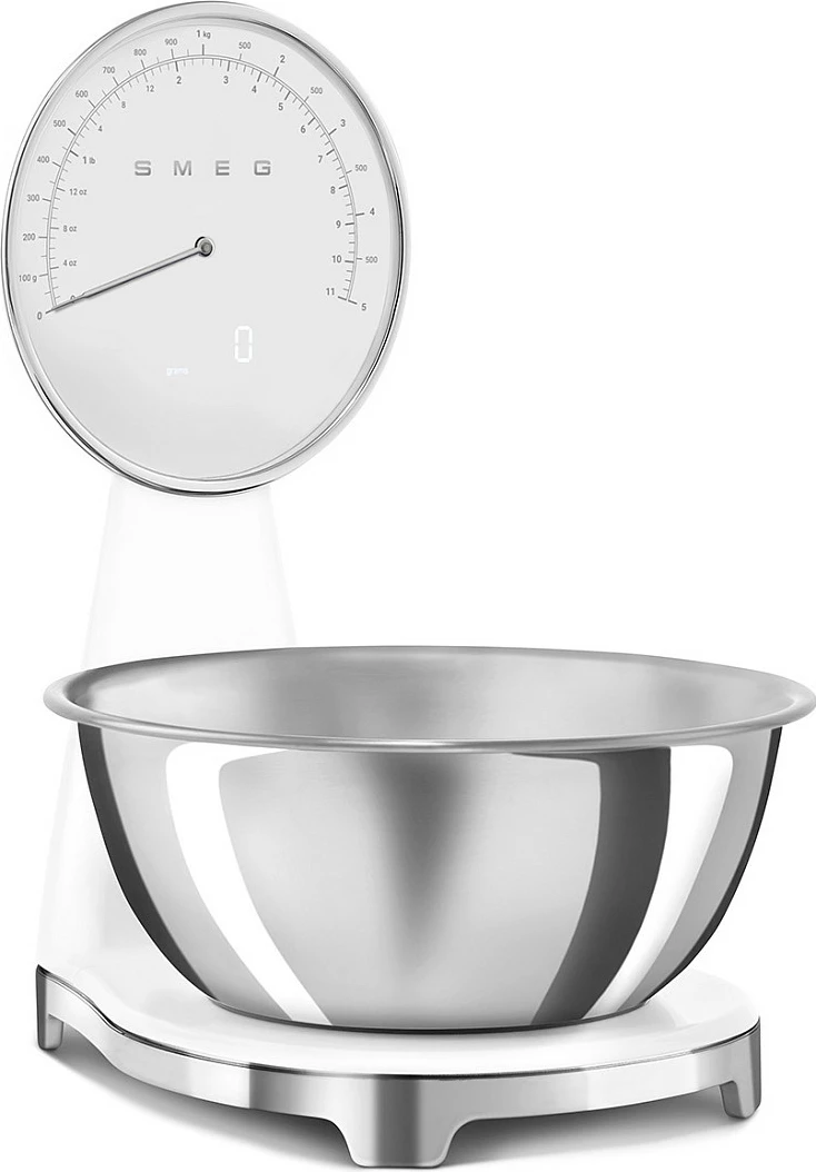 Peshore kuzhine Smeg 50's Style, me tas inox, e bardhë