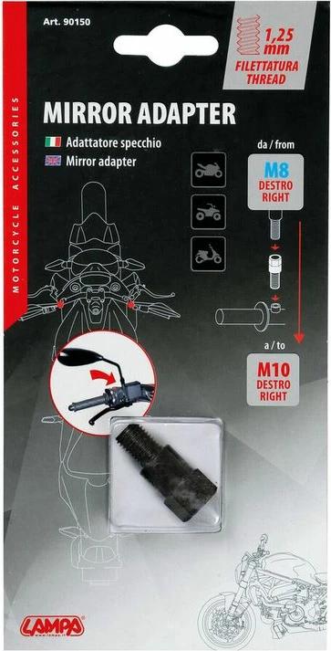 Bulon I Pasqyres Motorri 8mm D> 10mm D