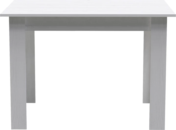 Set tavoline me karrige Manka-Parker, 5 copë, e bardhë, 110x80x77cm