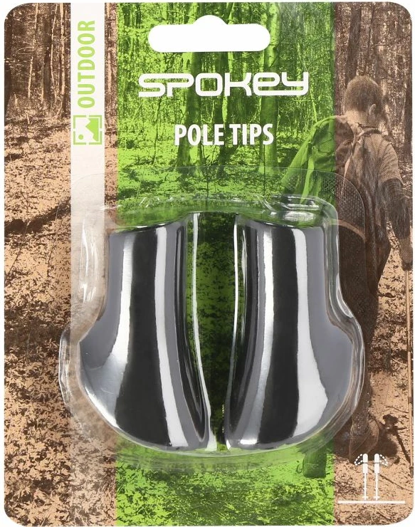 Koka gome për shkop Nordic Walking Spokey, të zeza