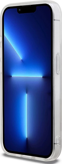 Mbështjellës DKNY IML Checkered Mono Pattern & Printed Stripes MagSafe për iPhone 14 Pro Max, bezhë