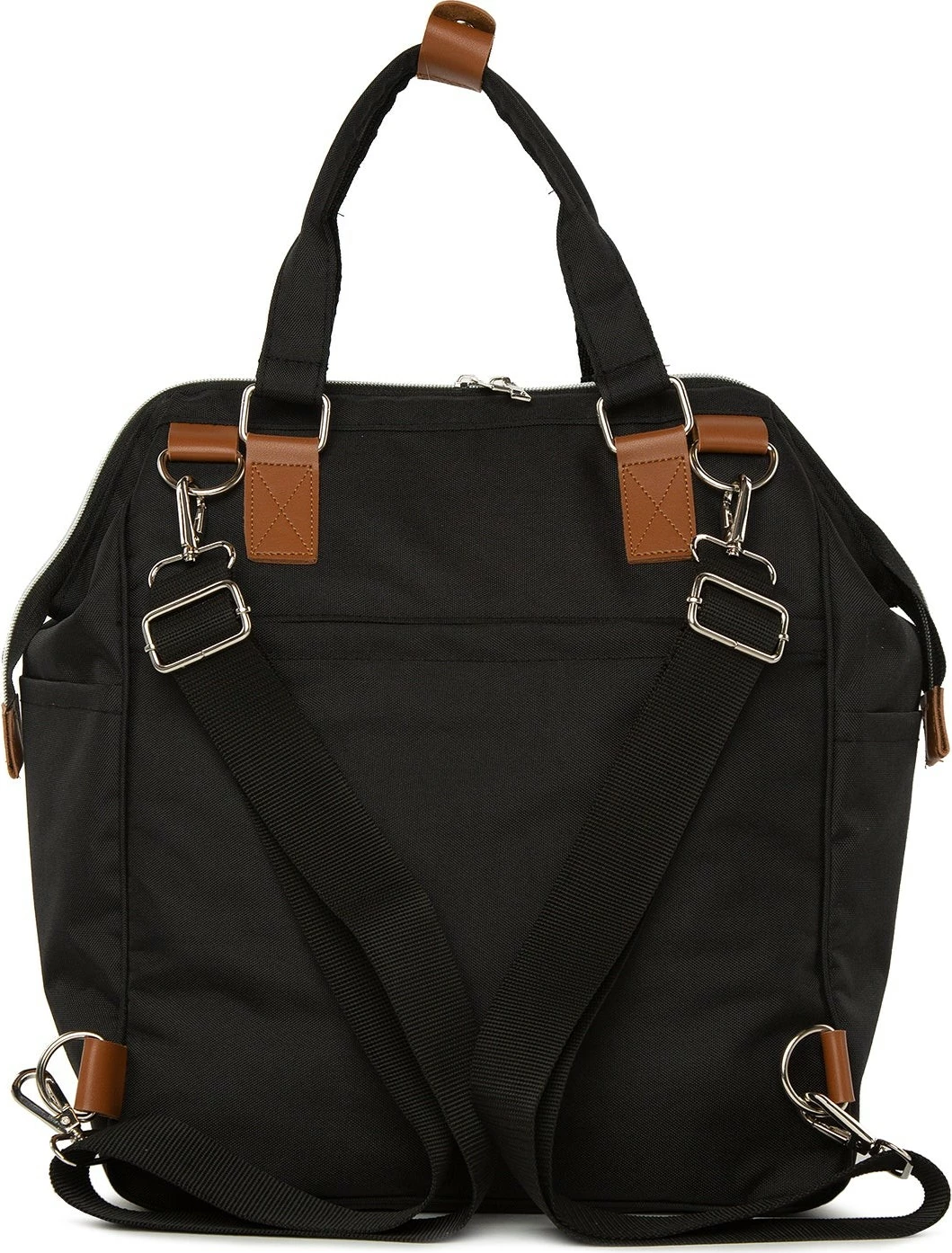 Çantë për pelena, ngjyrë e zezë, camel, e bardhë, Zoozie Bags, 30x38x19cm