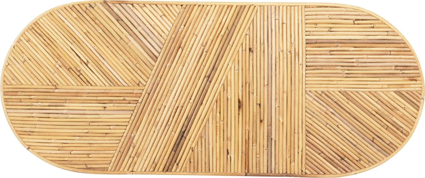 Konsolë ovale GATSBY FH9871 rattan natyral, ngjyrë natyrale, 110x45x74.5 cm