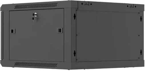 Kasë rack LANBERG 19" 6U 600x600mm, e zezë, derë me vrima