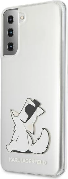 Mbështjellës Karl Lagerfeld Choupette Fun për Samsung Galaxy S21+, Transparent