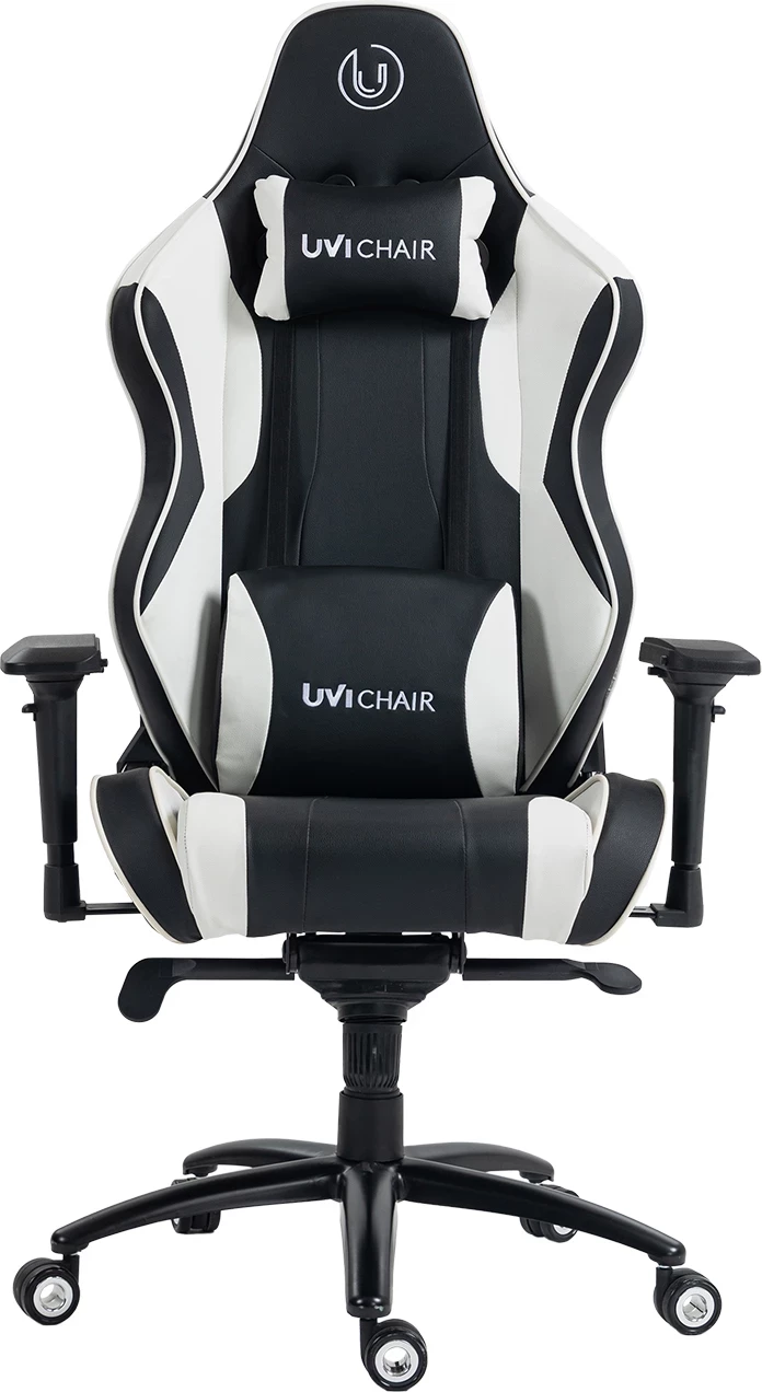 Karrige gaming/zyre UVI Sport XL UVI9000, deri 185 kg, PU lëkurë, E bardhë