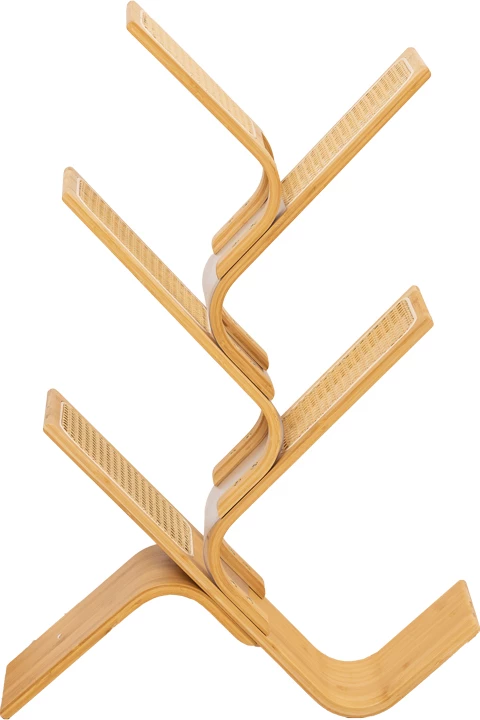 Raft librash Tome, bambu natyral, 63x20x92cm