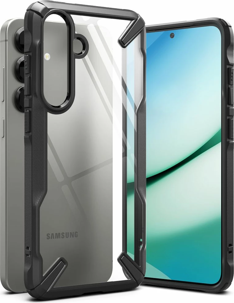 Mbështjellës Ringke Fusion X për Samsung Galaxy S25+, i zi