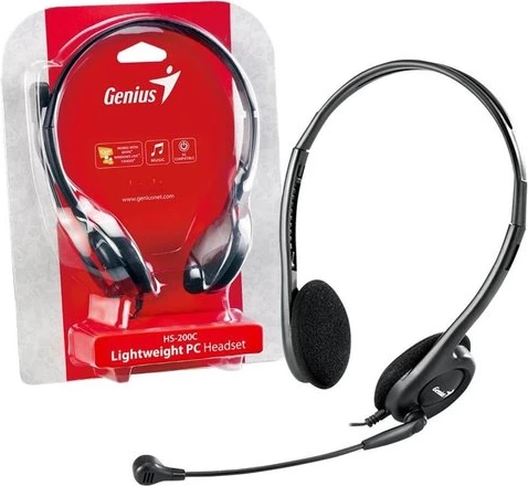 Kufje Genius Hs-M200C, të zeza