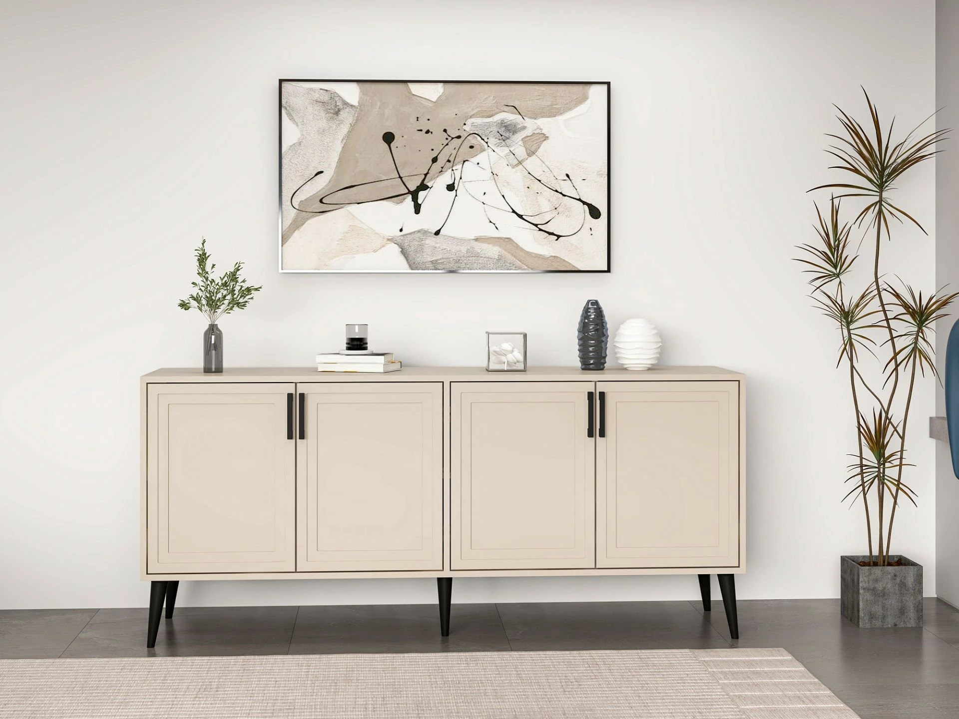 Konsolë Skye Decor, Prime, ngjyrë rëre