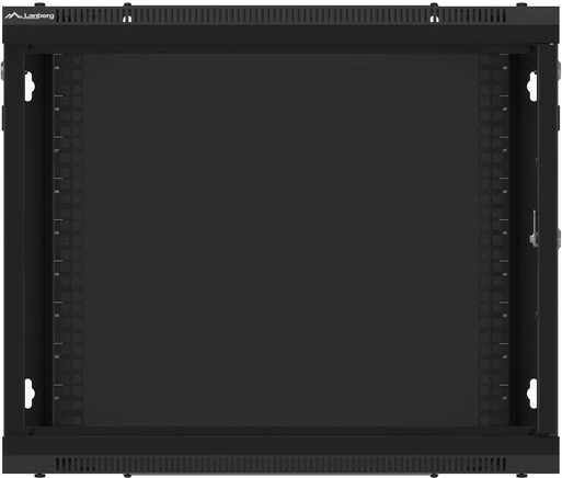 Kasë rrjeti Lanberg WF01-6409-00B, 19", 6U, 600x450 mm, e zezë, për mur