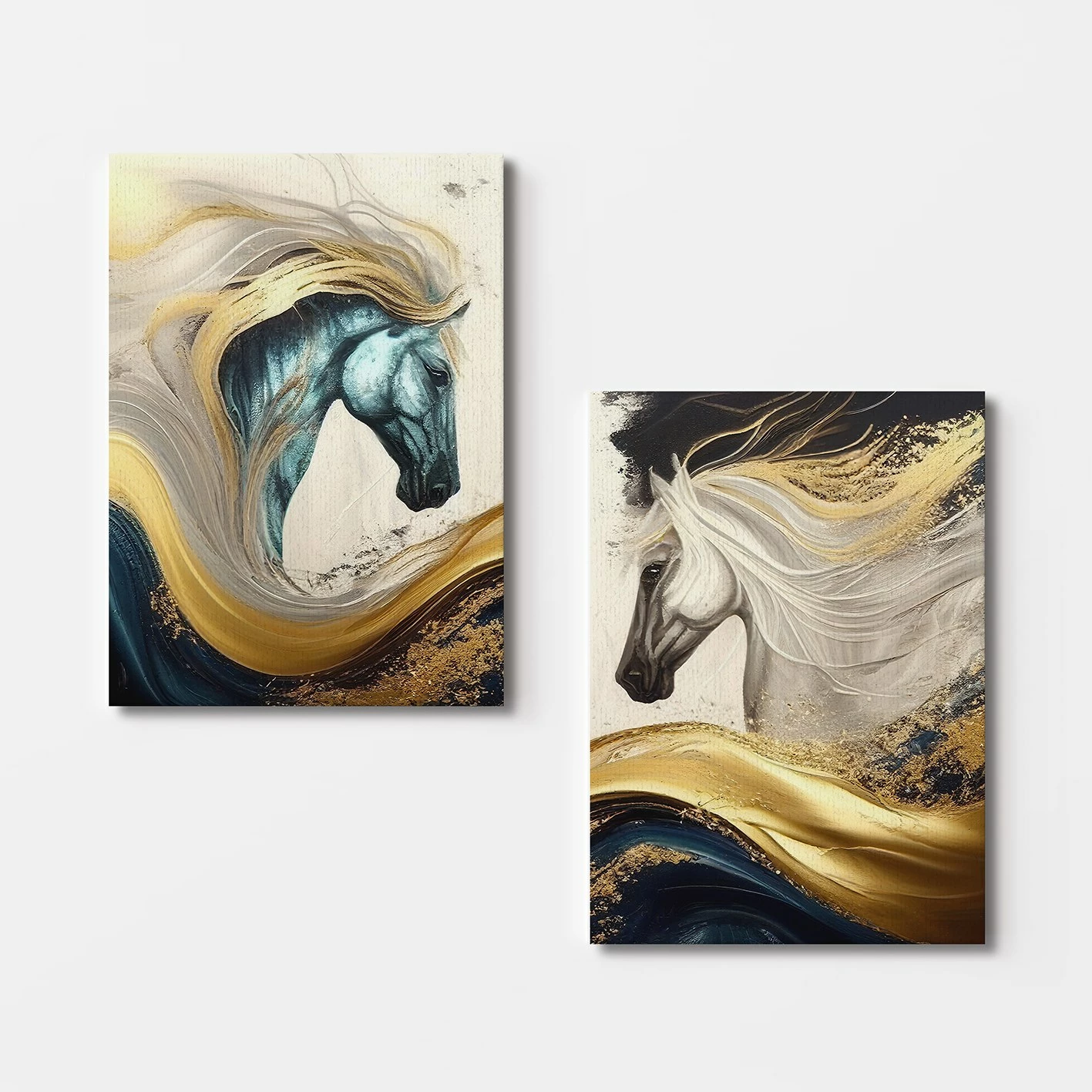 Pikturë dekorative në kanavacë (2 copë), Wallity, 2KNV4351, 50x70cm
