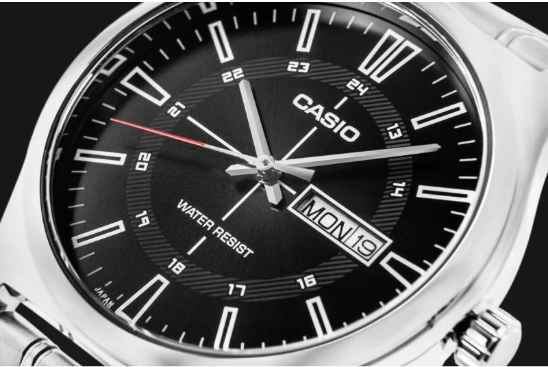 Orë dore për meshkuj Casio, argjend