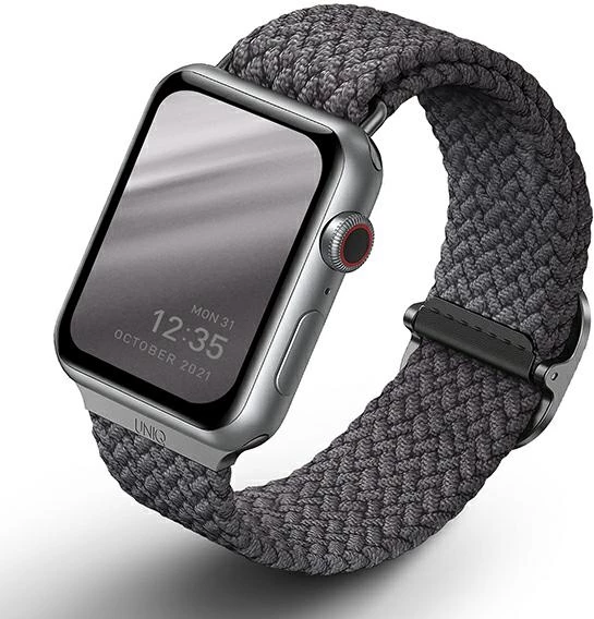 Rrip për Apple Watch UNIQ Aspen, Weavex™, 38/40/41mm, Gri