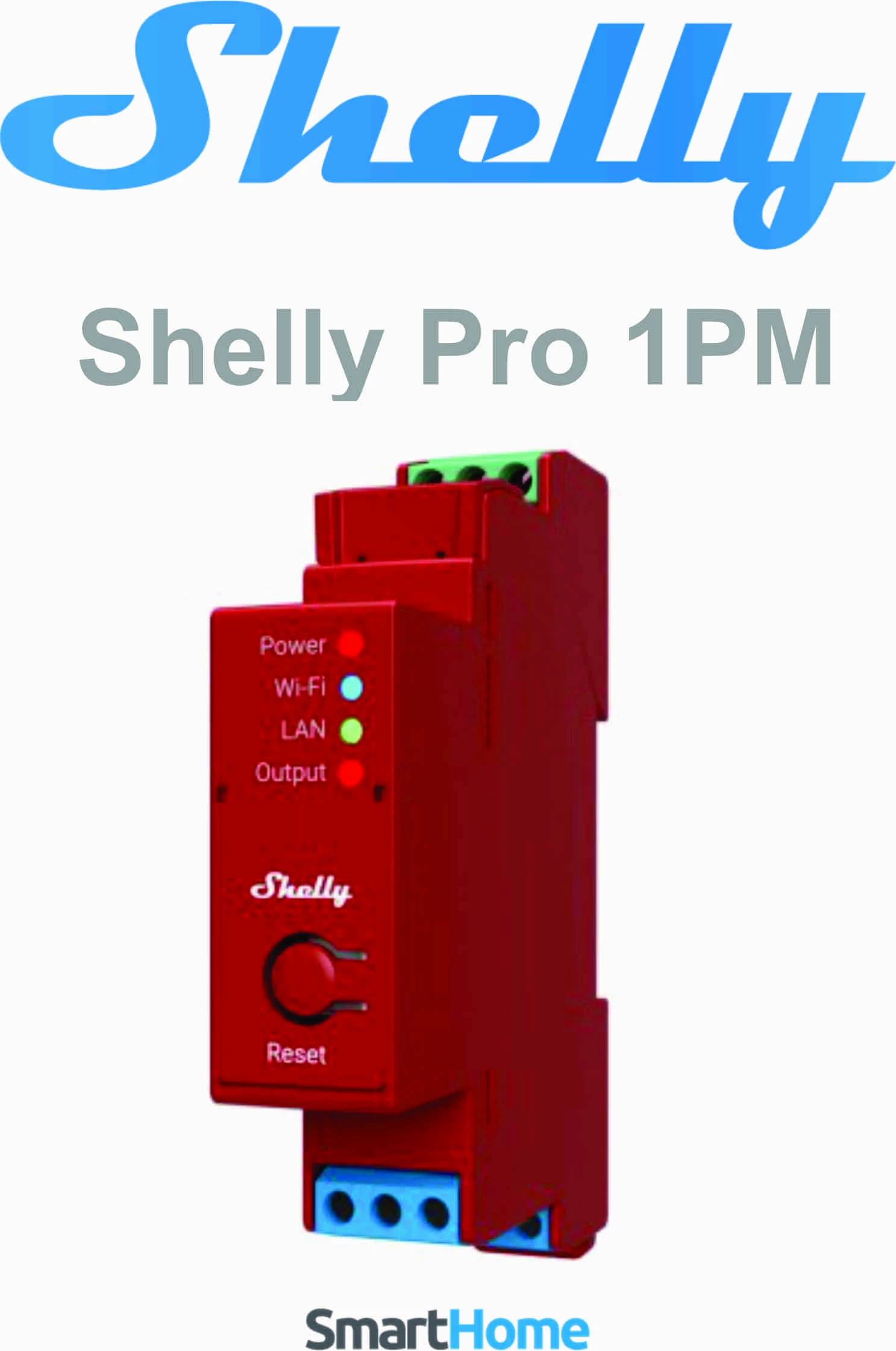 Ndërprerës inteligjent Shelly Pro 1PM