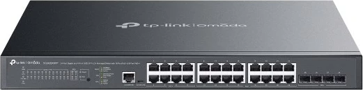 Switch TP-Link Omada SG3428XMPP, 24 porta Gigabit, PoE, 10G, rackmount, i zi
