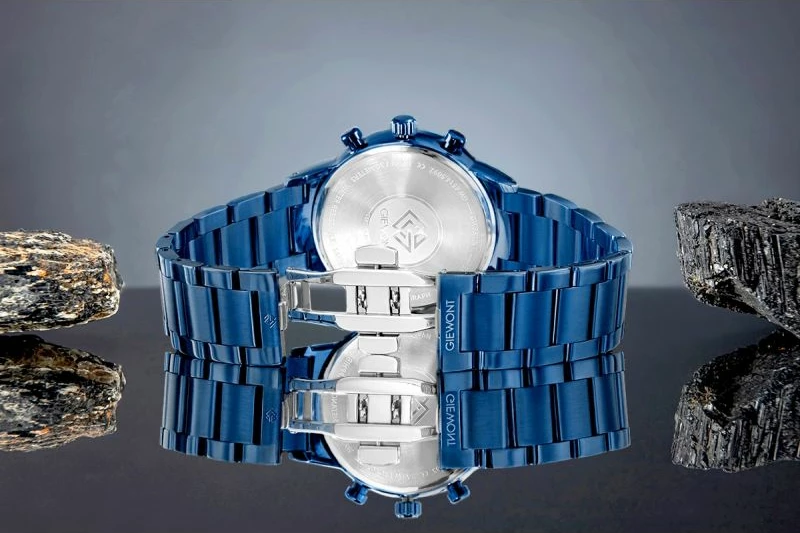 Orë dore meshkuj Giewont GW8510-B4, blu