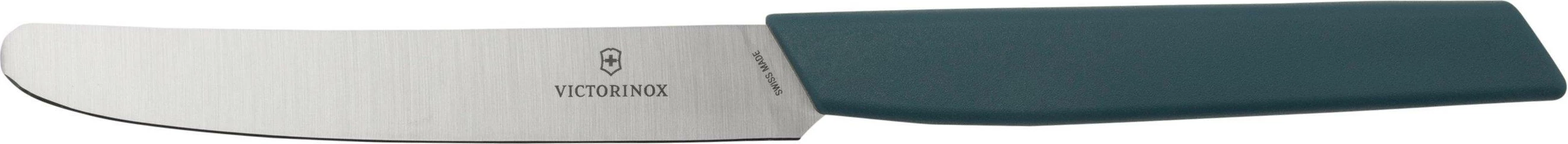 Thikë kuzhine Victorinox Swiss Modern, 11cm e valëzuar, e kaltërt (cornflower)