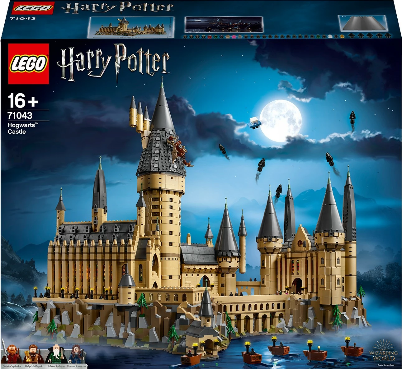 Set ndërtimi LEGO Harry Potter Hogwarts Castle 71043, 6020 pjesë, plastikë, shumëngjyrësh