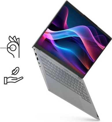 Laptop Lenovo ThinkBook 14 G8, Intel Core Ultra 5 225U, 16 GB RAM, 512 GB SSD, 14" WUXGA, Luna Grey