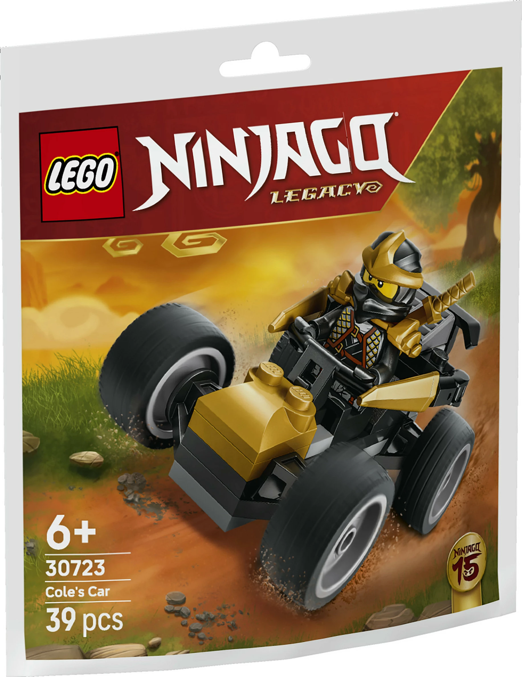 Set ndërtimi LEGO NINJAGO Legacy 30723 Cole's Car, 39 pjesë, 6+, multikolor