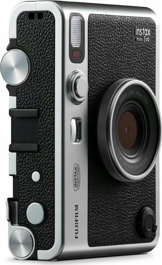 Aparat fotografik instant hibrid Fujifilm Instax Mini Evo, Bluetooth, ekran 3\", USB-C, mini HDMI, microSD, i zi