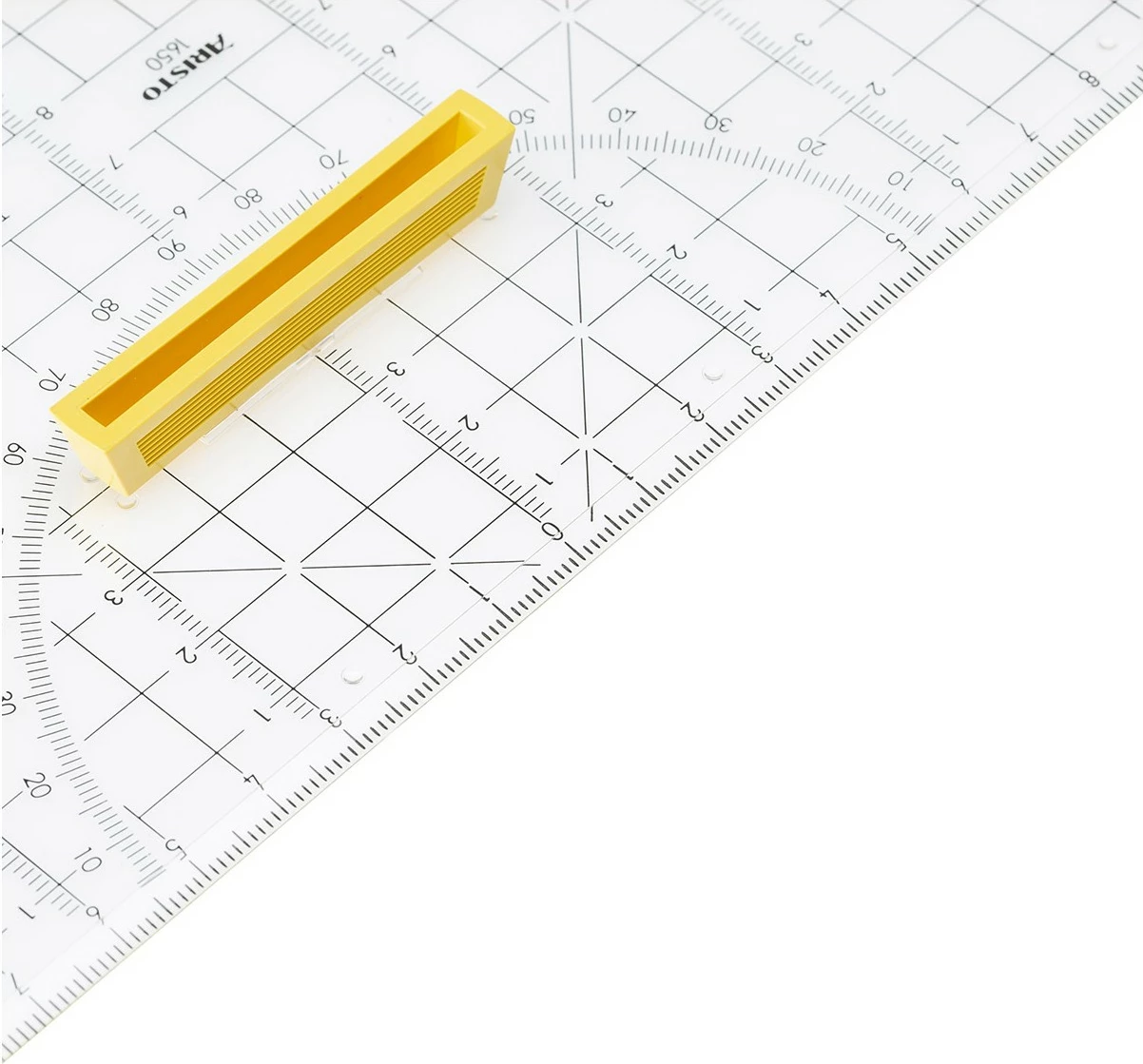 Vizore trekëndore ARISTO 25cm plastikë e kuqe