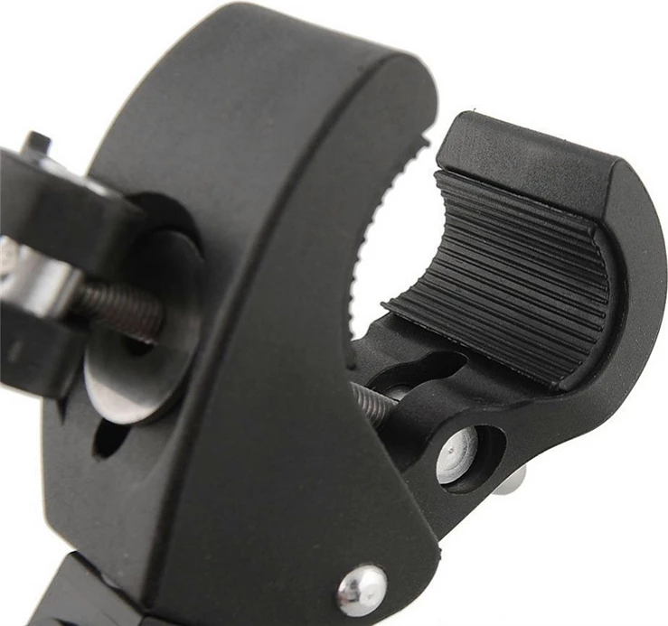 Mbajtës kamerë sportive biçiklete, Hurtel, rrotullim 360°, montim universal, rezistent ndaj vibrimeve, e zezë