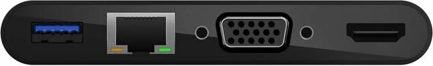 Belkin USB-C Multimedia Adapter (GBE - HDMI - VGA - USB-A) - Black