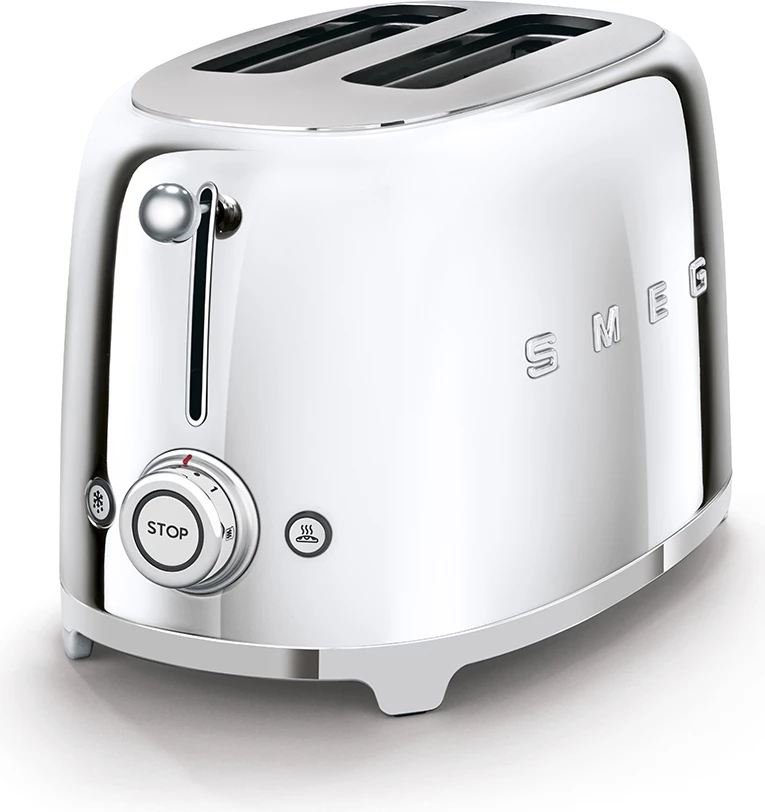 Toster Smeg 50’s Style TSF01SSEU 2-slot 950W, krom