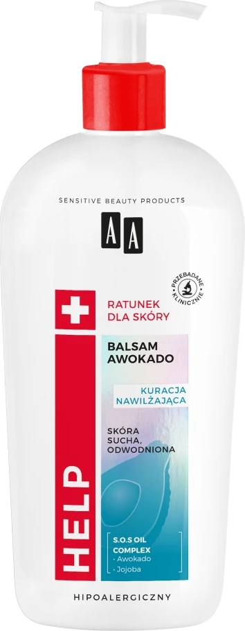 Balsam trupi AA Help Natural Nourishment për femra Avocado 400ml