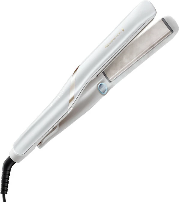 Hekur për flokë Remington Hydraluxe Pro S9001, 230°C, pllaka qeramike, i bardhë