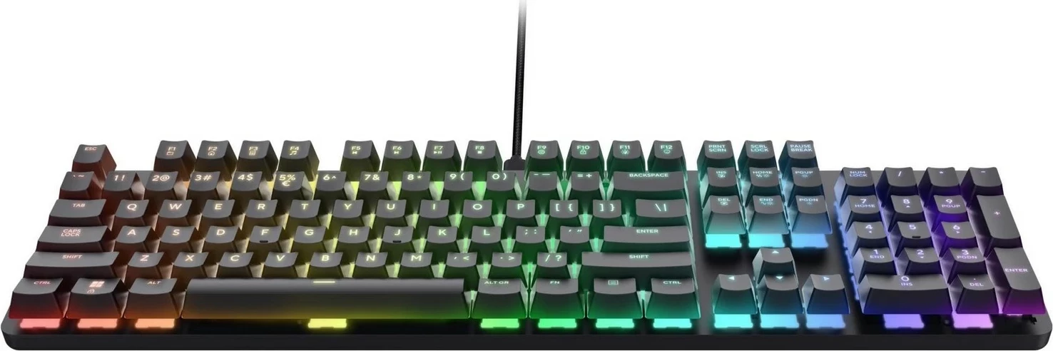 Tastierë mekanike Trust GXT871 ZORA, RGB, me kabllo, e zezë